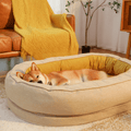 FrostNest™ Cozy Donut Dog Bed for Curl-Up Rest