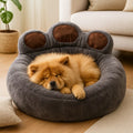 PawHaven™ Washable Paw-Shaped Dog Bed