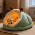 Lit douillet à capuchon CloudCove™ pour chien
