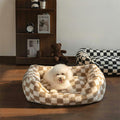 FrostCheck™ Checkerboard Sofa Pet Bed